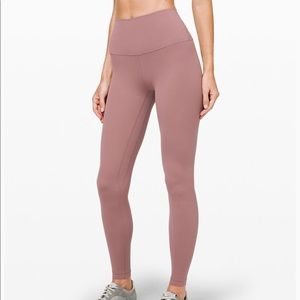 ALIGN PANT 28” (ombré bottom, wine)